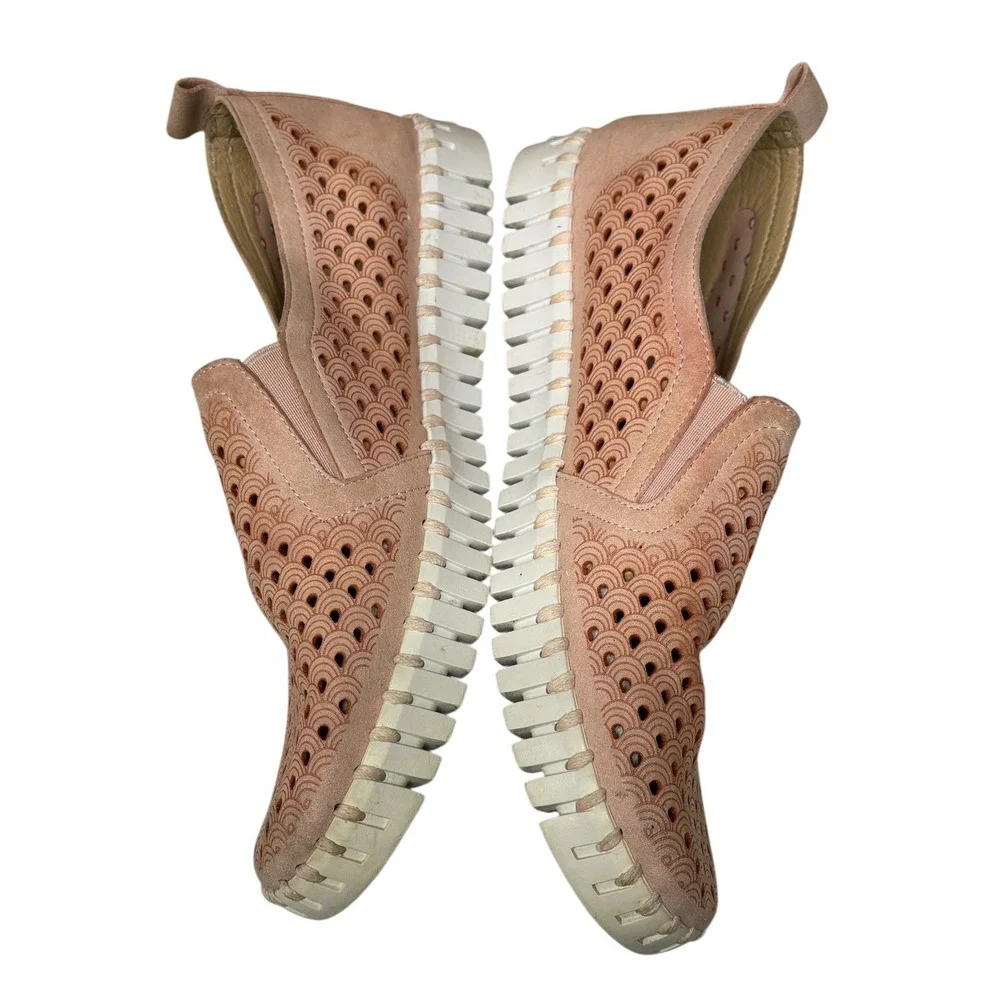 Ilse‎ Jacobsen Tulip Slip On Perforated Comfort Casual Lightweight Shoes Rose 40